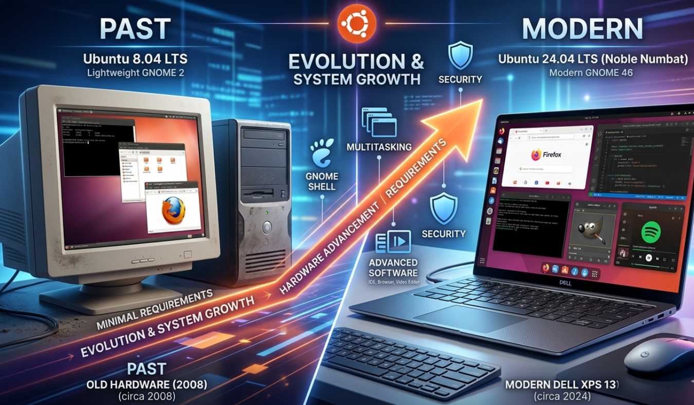 Why Ubuntu System Requirements Have Increased Over Time