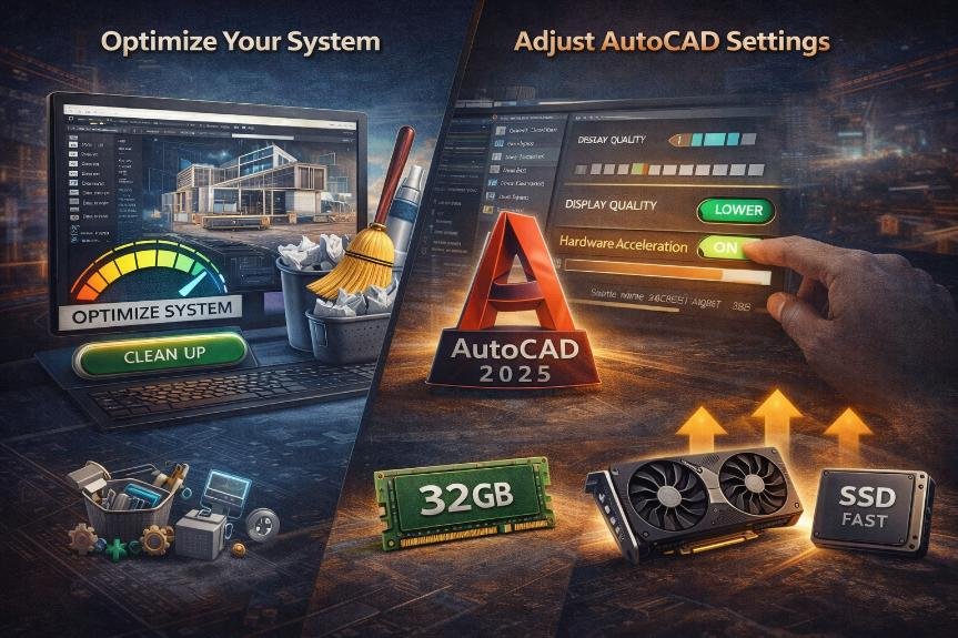 Improving the performance of AutoCAD 2025