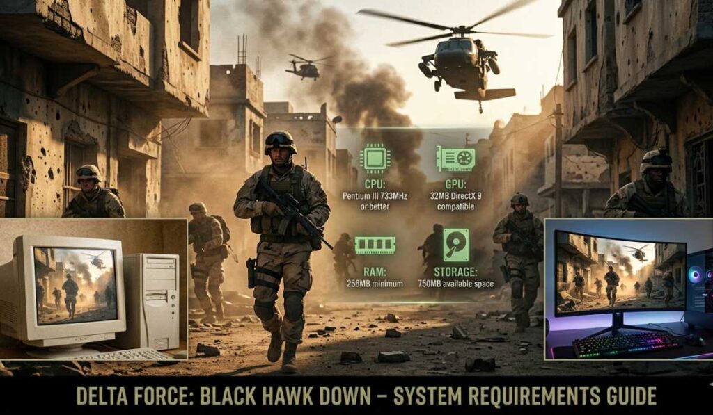 Delta Force: Black Hawk Down System Requirements