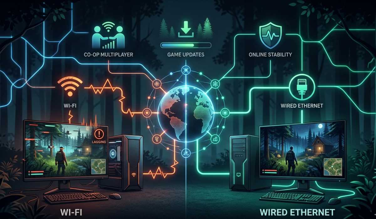 Internet Needs for Sons of the Forest